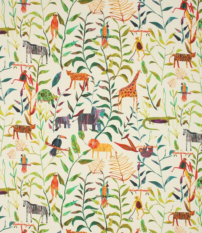 Jungle Hide And Seek Fabric