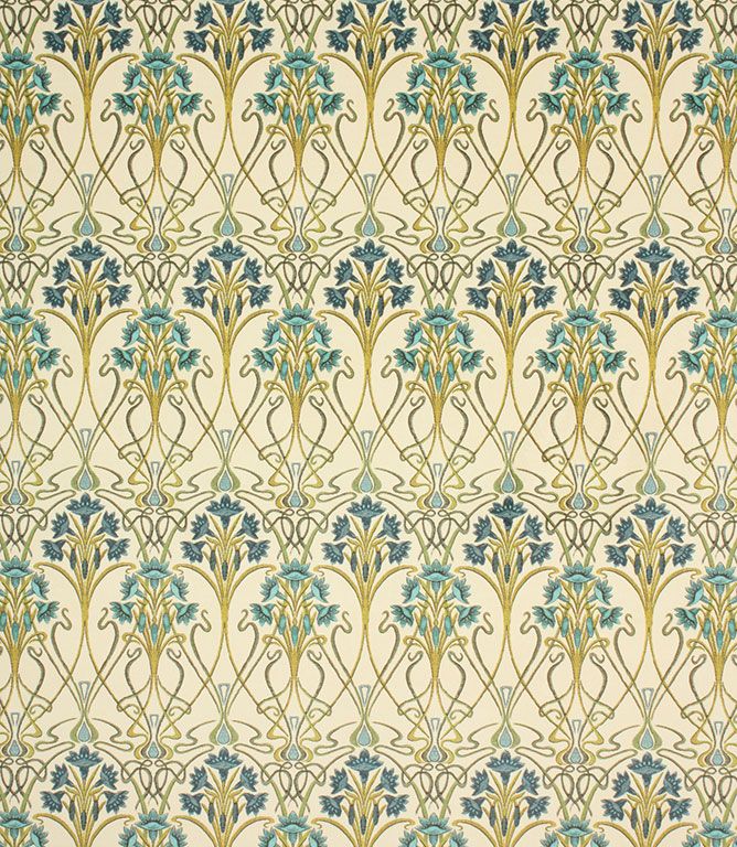 Prussian Tiffany Velvet Fabric