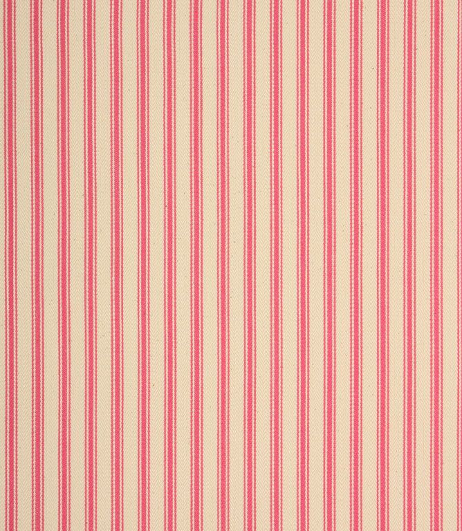 Fuschia JF Ticking Fabric