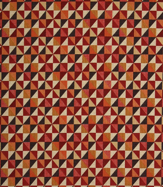 Red JF Geo Big Fabric