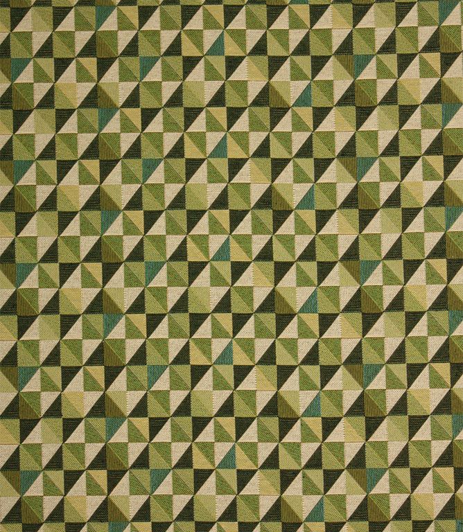 Green JF Geo Big Fabric