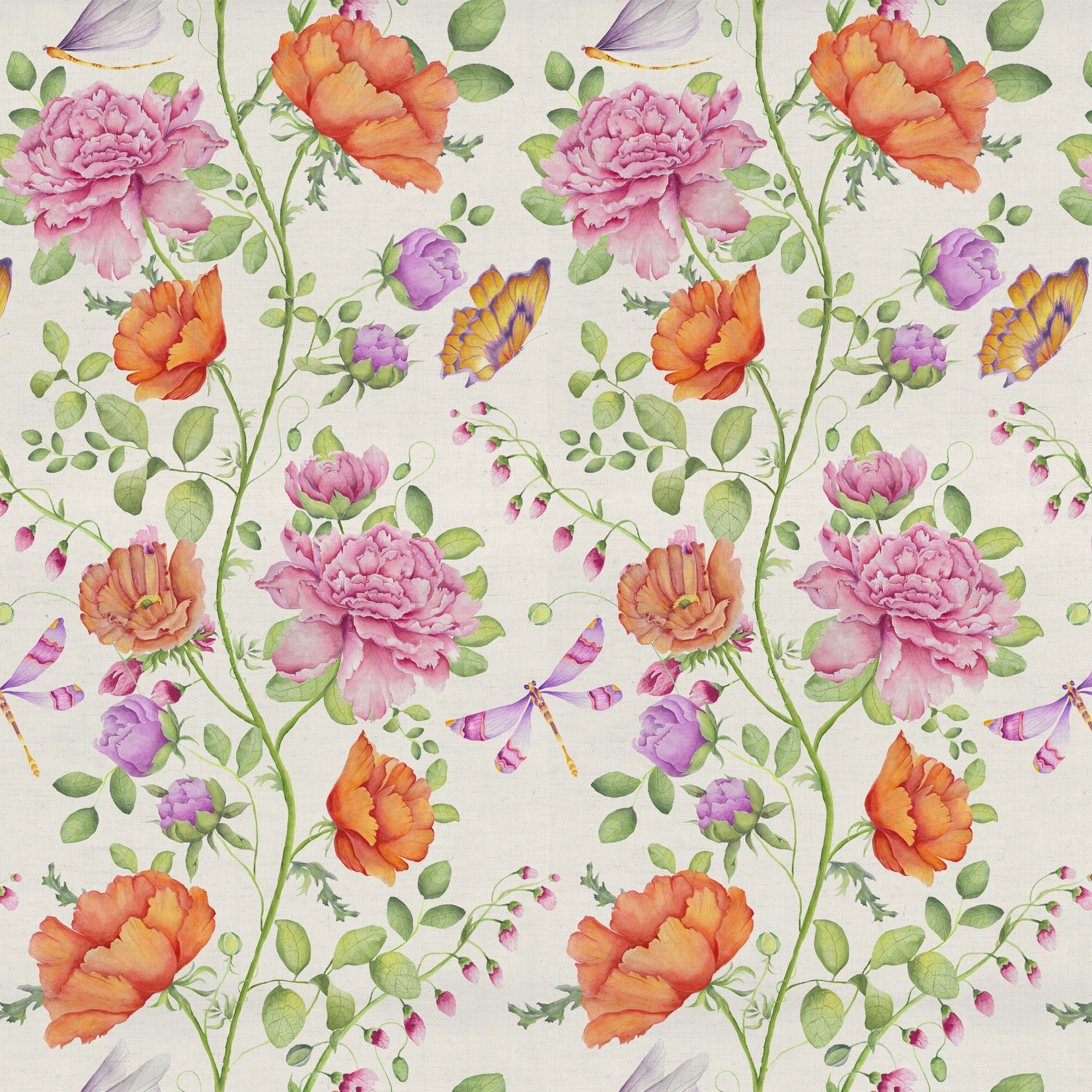 Fuchsia Maisie Fabric