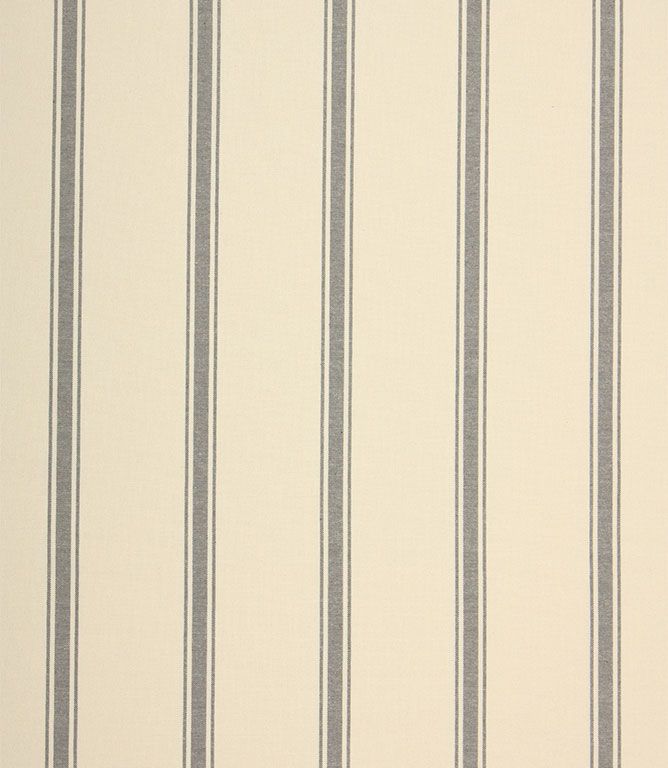 Grey St Agnes Wide Stripe Fabric