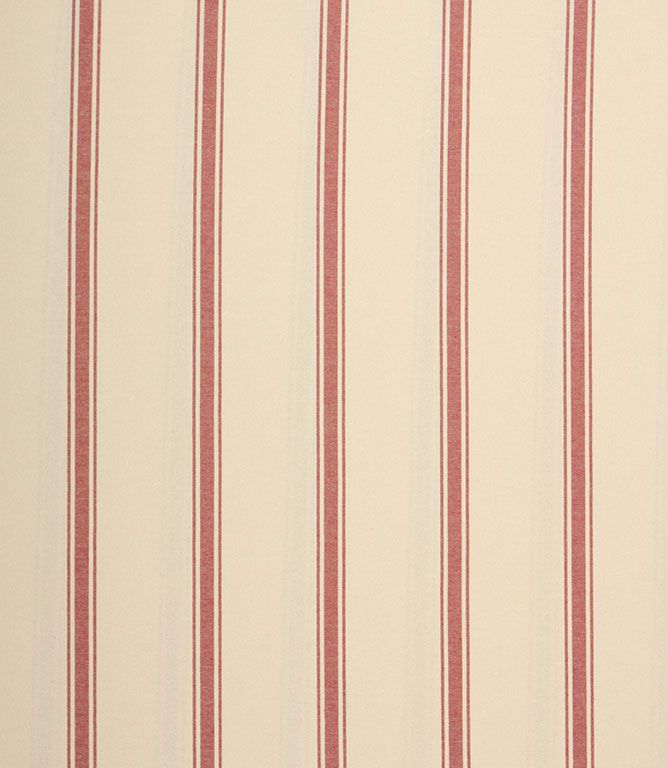 Red St Agnes Wide Stripe Fabric