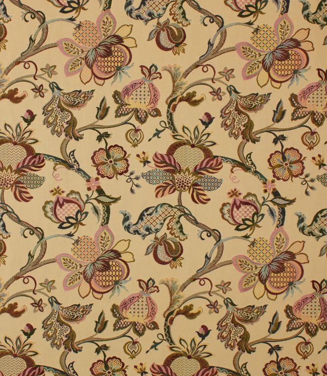 Cranberry Ibiza Tapestry Fabric