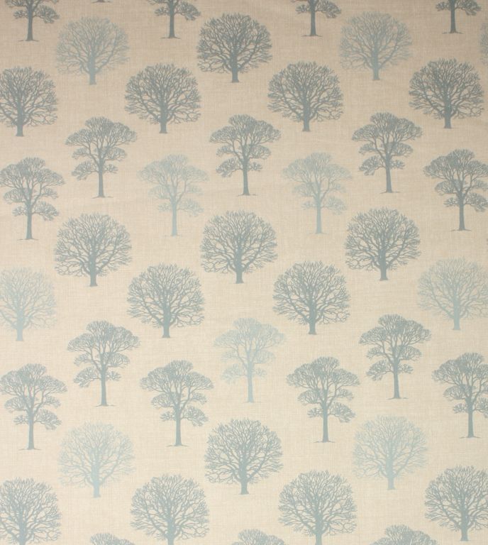 Duck Egg Wood Fabric