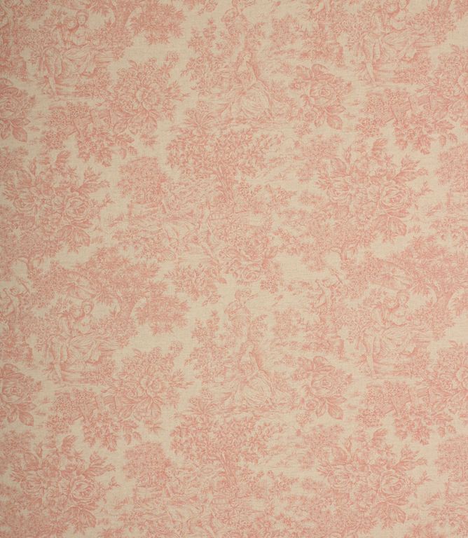 Red Zen Toile Fabric