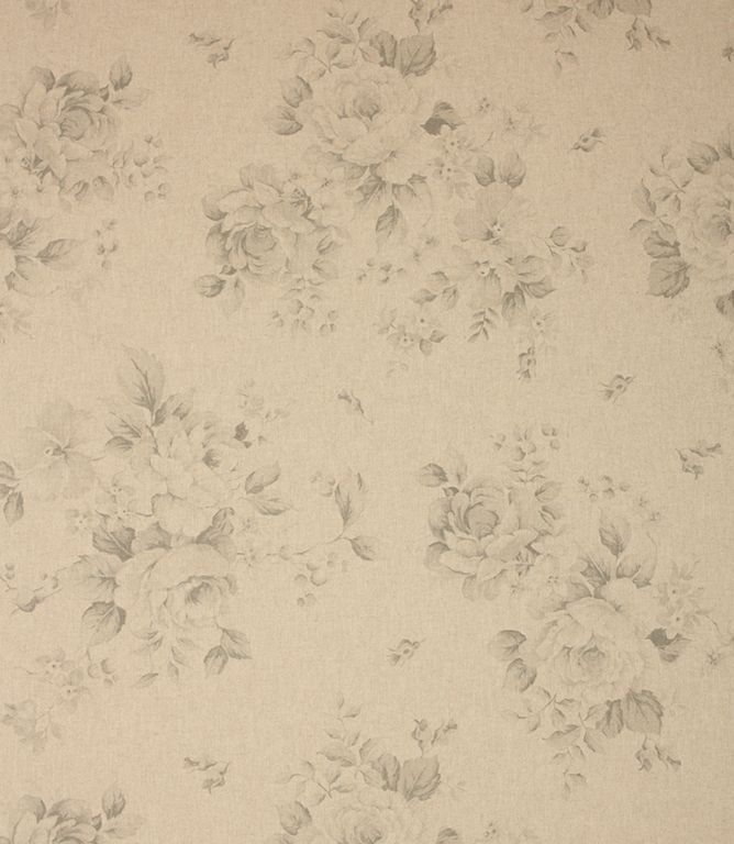 Grey Grande Floral Fabric