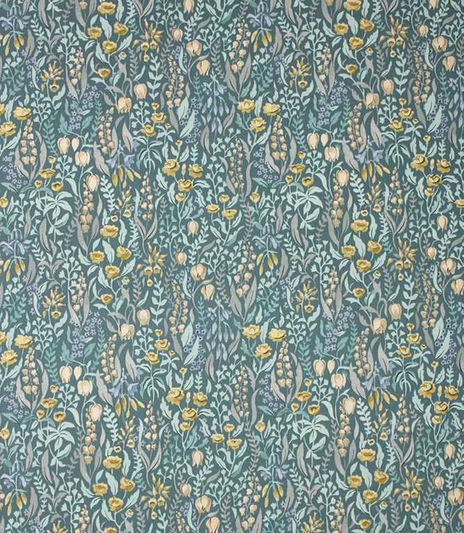 Prussian Kelmscott Fabric