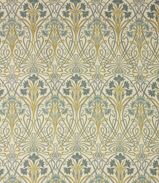 Prussian Tiffany Fabric