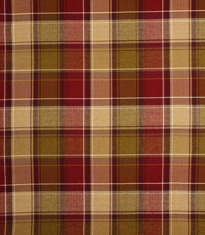 Claret Argyle Fabric