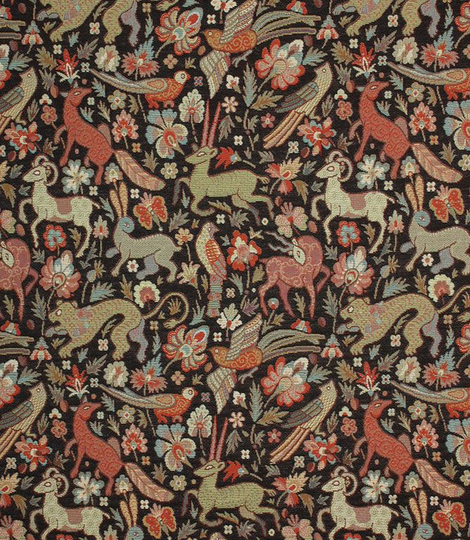 Black JF Tapestry Fabric