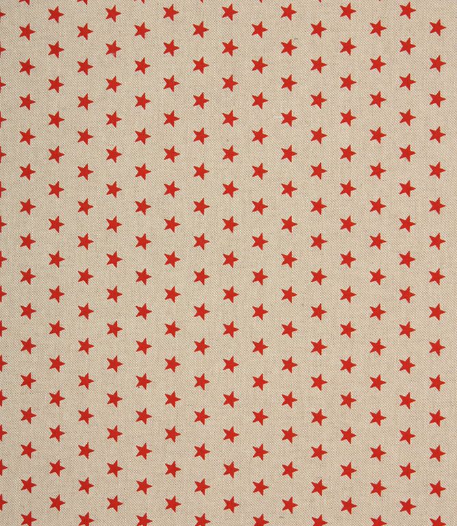 Red Stars Fabric