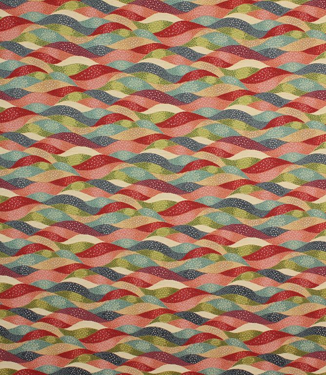 Multi Waves Tapestry Fabric