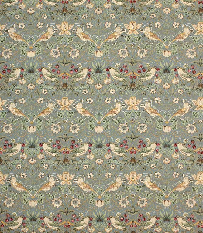 Blue Strawberry Thief Fabric