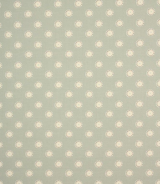 Duck Egg Daisy Spot Fabric