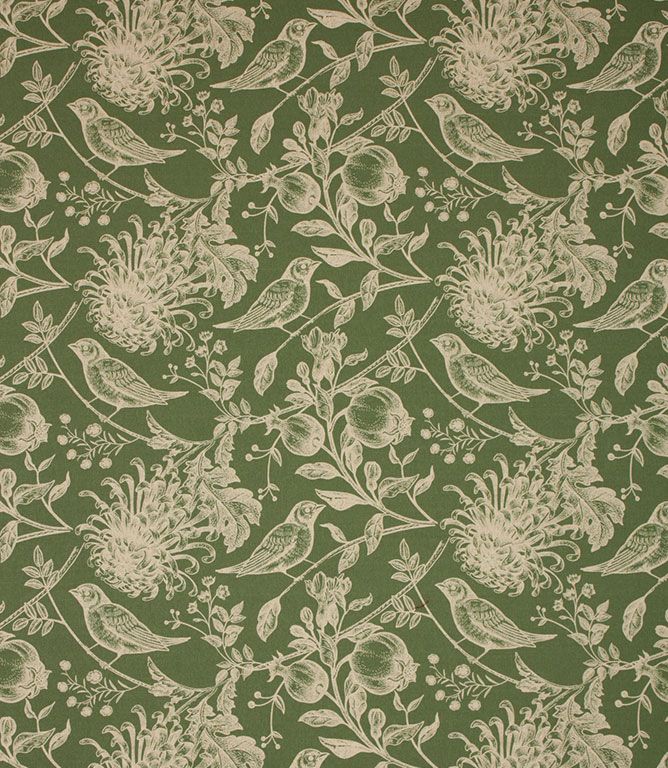 Sap Green Olivia Fabric