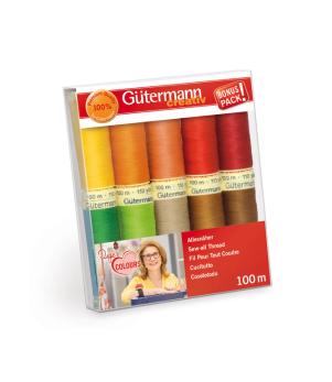 Sundries - Thread Set: Sew-All: 10 x 100m: Assorted