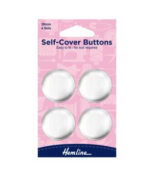 Sundries - 29mm Metal Top, Self Cover Buttons