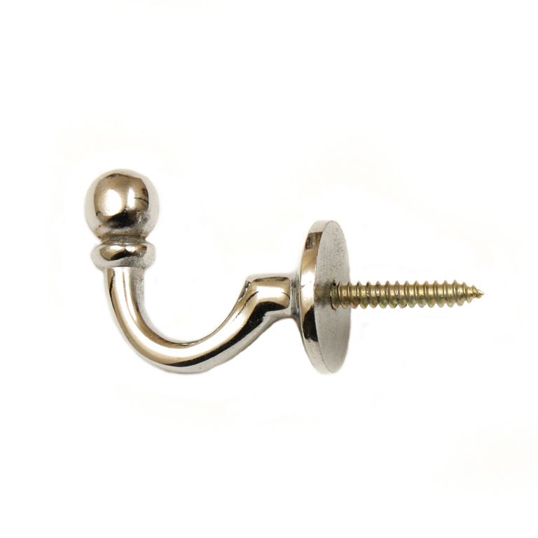 Chrome Tieback Hooks