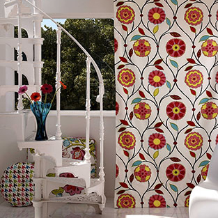 Introducing bold printed fabric to your home