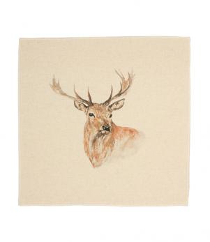 Stag Head Cushion Panel