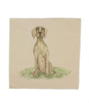 Weimaraner Cushion Panel