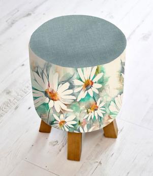 Voyage Maison Footstools - Prairie Biscay Monty