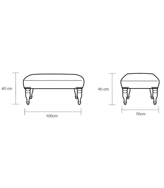 JF Footstools - No.013 Footstool