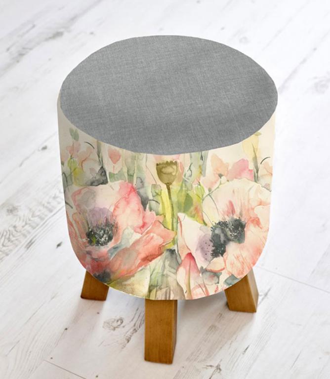 Voyage Maison Footstools - Papavera Sweetpea