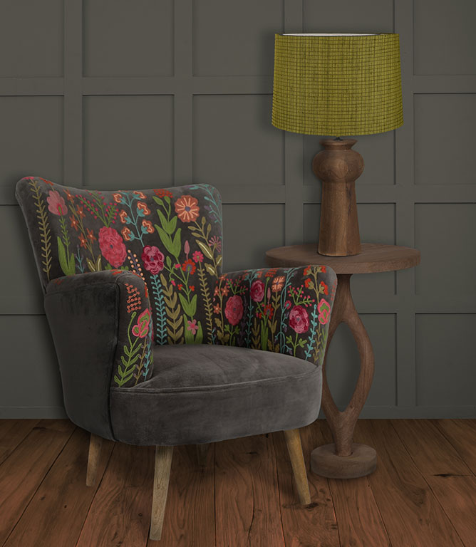 Statement Chairs  - Flora Dark Dove Grey