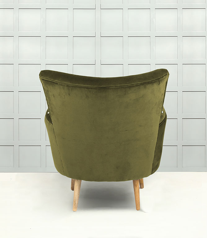 Statement Chairs  - Flora Velvet Moss