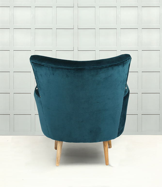 Statement Chairs  - Flora Velvet Teal