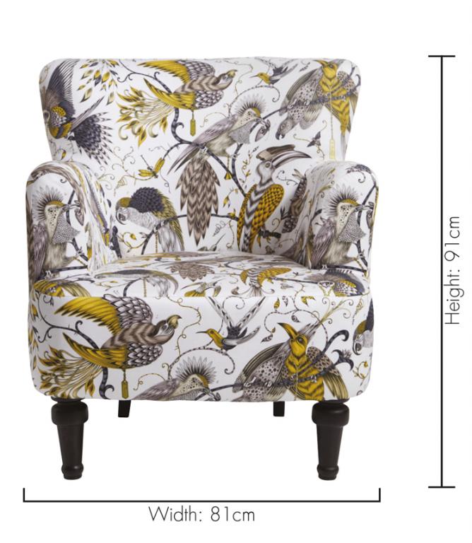 Statement Chairs - Dalston Audubon Gold