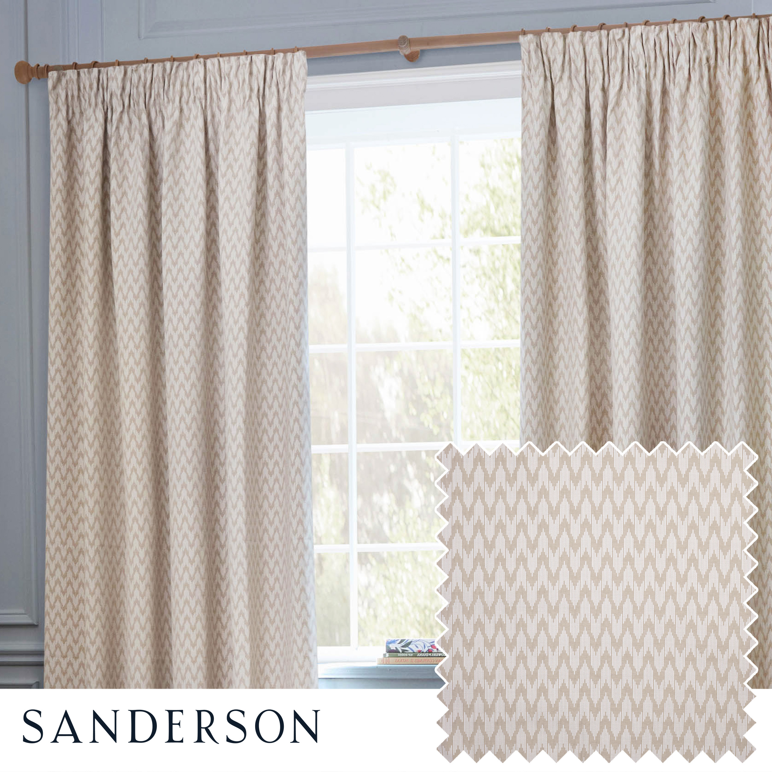 Sanderson Curtains / Hutton Linen